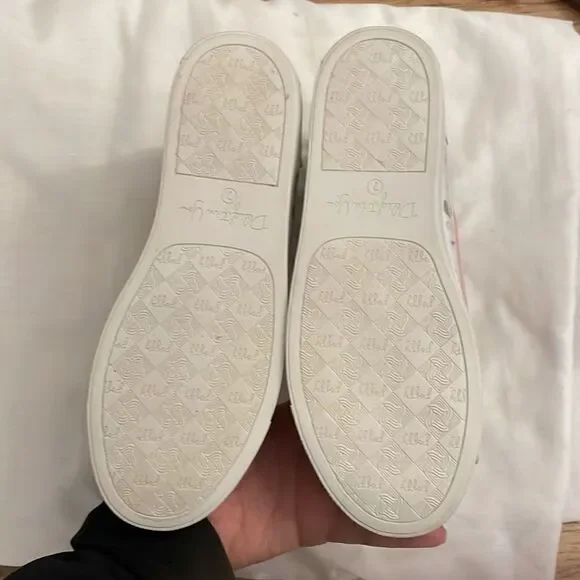 POPPY HIGH TOP SNEAKERS.  NEW - Picture 4 of 7